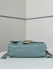Fendi Mamma Baguette Medium Blue - 26.5x18x8.5cm - 4