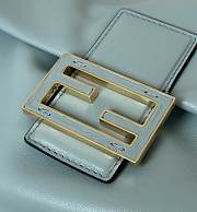 Fendi Mamma Baguette Medium Blue - 26.5x18x8.5cm - 3