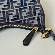 Fendi Fendigraphy Mini Fabric Blue 20-7.5-13CM - 5