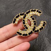 Chanel Black&Gold Brooch - 1