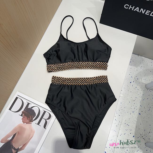 Versace Black Bikini 02 - 1