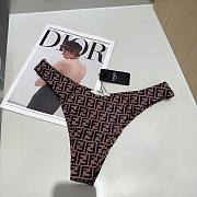 Fendi FF Logo Brown Bikini - 3