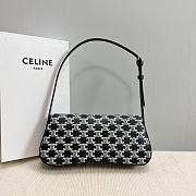 Celine Lola Triomphe Black Bag 28x12x5 - 5