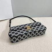 Celine Lola Triomphe Black Bag 28x12x5 - 2