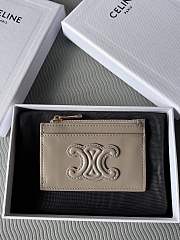 Celine logo-patch leather wallet 11 X 7.5 X 2cm - 5