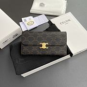 Celine Triomple Hardware Long Wallet - 19×10×3cm - 1