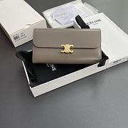 Celine Triomple Hardware Long Wallet - 19×10×3cm - 4