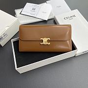 Celine Triomple Hardware Long Wallet - 19×10×3cm - 2