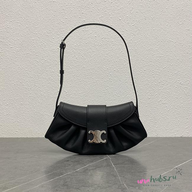 CELINE TEEN CELINE POLLY IN SUPPLE GRAINED CALFSKIN 29.5x3x14.5cm - 1