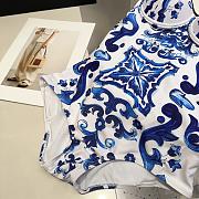 Dolce & Gabbana Majolica-print Balconette Swimsuit - 4