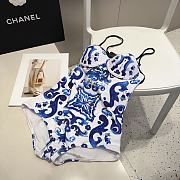 Dolce & Gabbana Majolica-print Balconette Swimsuit - 3
