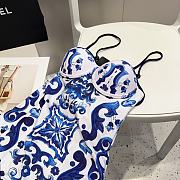 Dolce & Gabbana Majolica-print Balconette Swimsuit - 2