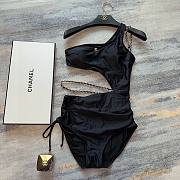Chanel One Piece Black With Chain - 2