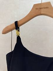 Versace One Piece Swimwear In Black - 5