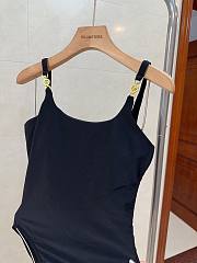 Versace One Piece Swimwear In Black - 3