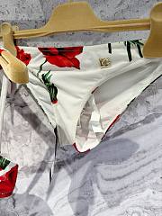 Dolce & Gabbana Poppies Printed Two-Piece Bikini Set  - 3