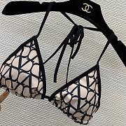 Valentino Garavani Toile Iconographe side-tie Bikini  - 3
