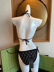 Gucci Bikini In Black GG Ebony Logo - 3