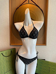 Gucci Bikini In Black GG Ebony Logo - 2