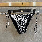 VERSACE Black Allover Bikini  - 3