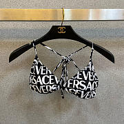 VERSACE Black Allover Bikini  - 2