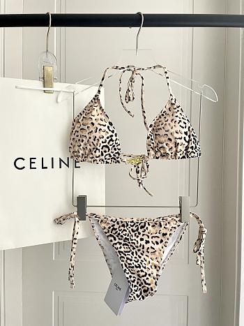 Celine Bikini leopard print 