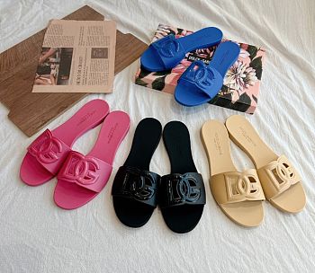 Dolce & Gabbana Bianca DG-logo Slides 