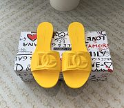 Dolce & Gabbana Bianca DG-logo Slides  - 3