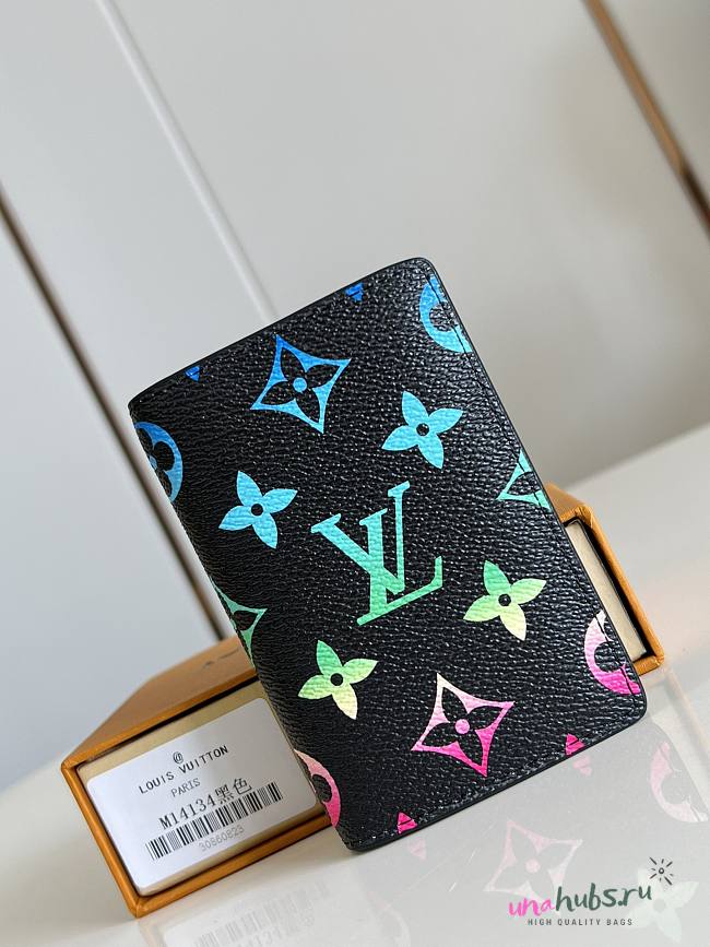 Louis Vuitton Brushed Monogram Wallet 11.5cm - 1