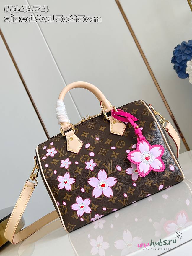  Louis Vuitton Speedy Bandoulière Cherry Blossom 25 19 x 15 x 25 cm  - 1