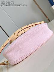 Louis Vuitton Sunset Pink Denim Shoulder Bag - 18 x 3 x 27cm - 3