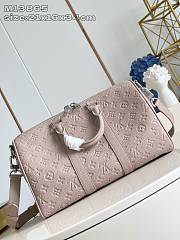 Louis Vuitton Keepall Bandoulière Taurillon Monogram Leather 35   - 5