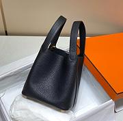 Hermes Picotin Black Leather Gold Hardware - 3