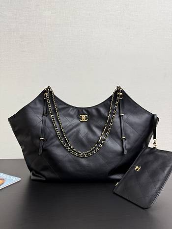 Chanel Maxi Shopping Black Bag - 36*59*13*cm