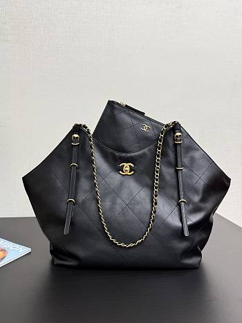 	 Chanel Maxi Shopping Black Bag - 31*47*11cm