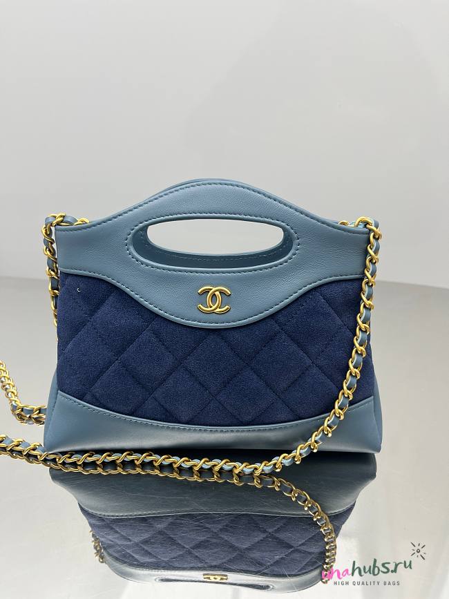 Chanel 31 mini shopping denim bag  17.5*20.5*4cm - 1