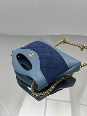 Chanel 31 mini shopping denim bag  17.5*20.5*4cm - 5