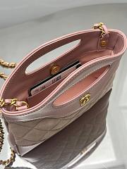 	 Chanel 31 mini shopping pink bag 17.5*20.5*4cm - 5