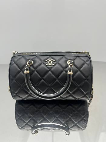 Chanel Mini Boston Bag - 11x18.5x11.4cm