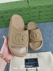 GUCCI Interlocking G Platform Slides - 1