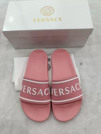 	 Versace Olympus Slides Logo Pool 