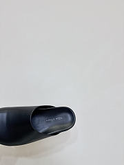Rick Owens Black Leather Mules - 5