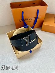 Louis Vuitton Reversible LV Initiales Taurillo Belt 3.4cm - 4