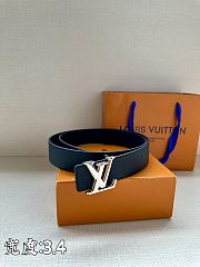 Louis Vuitton Reversible LV Initiales Taurillo Belt 3.4cm - 2