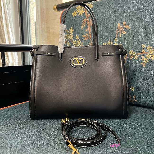Valentino Garavani Antibes Calfskin Shopping Bag - 35 X 29 X 18cm - 1