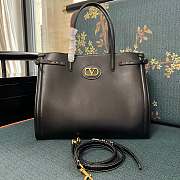 Valentino Garavani Antibes Calfskin Shopping Bag - 35 X 29 X 18cm - 1