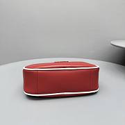 Miu Miu Wander Red Leather Bag - 22 x 23 x 7 cm - 4