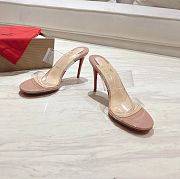 Christian Louboutin Just Nothing 85 Blush TPU and patent leather - 2