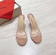 Christian Louboutin Just Nothing 85 Blush TPU and patent leather - 6
