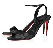 Chrisitain Louboutin Loubigirl 85 mm Strappy sandals - Nappa leather - Black  - 1